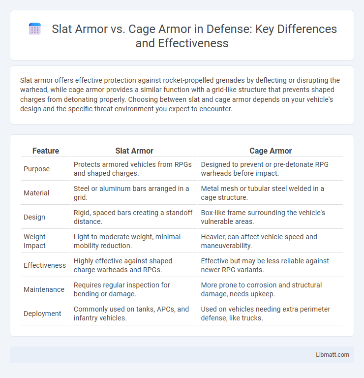 Slat Armor vs. Cage Armor in Defense: Key Differences and Effectiveness