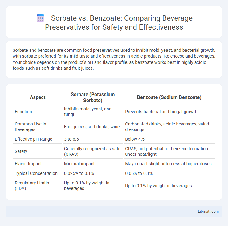 Sorbate vs. Benzoate: Comparing Beverage Preservatives for Safety and Effectiveness