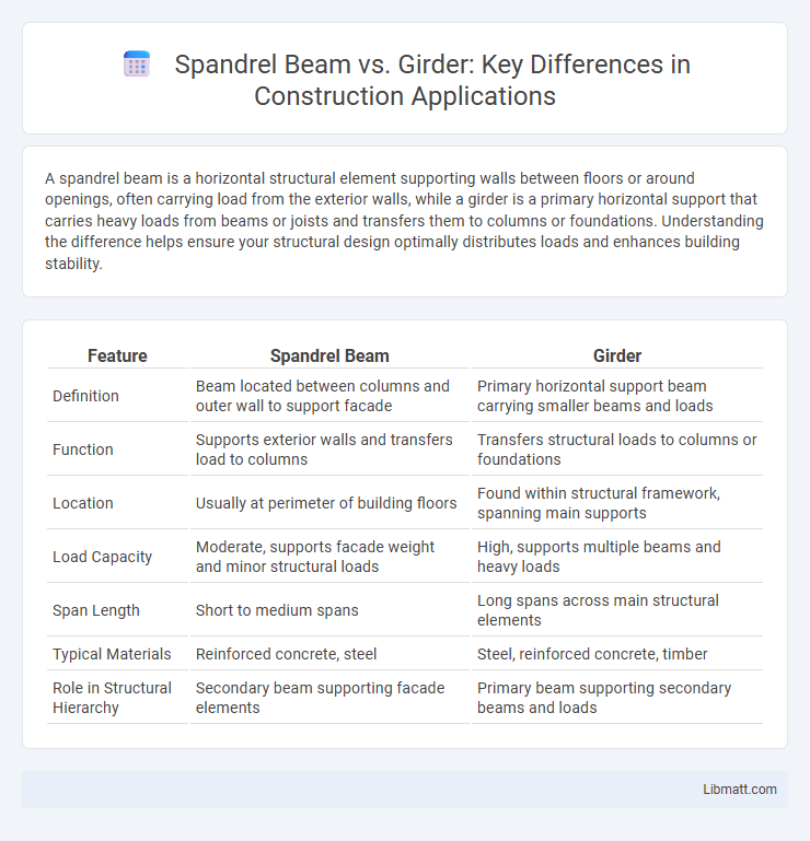 Spandrel Beam vs. Girder: Key Differences in Construction Applications
