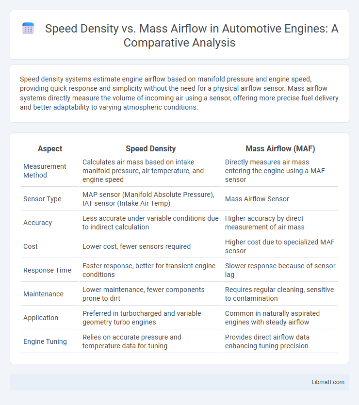 Speed Density vs. Mass Airflow in Automotive Engines: A Comparative Analysis
