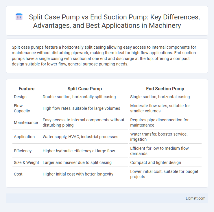 Split Case Pump vs End Suction Pump: Key Differences, Advantages, and Best Applications in Machinery