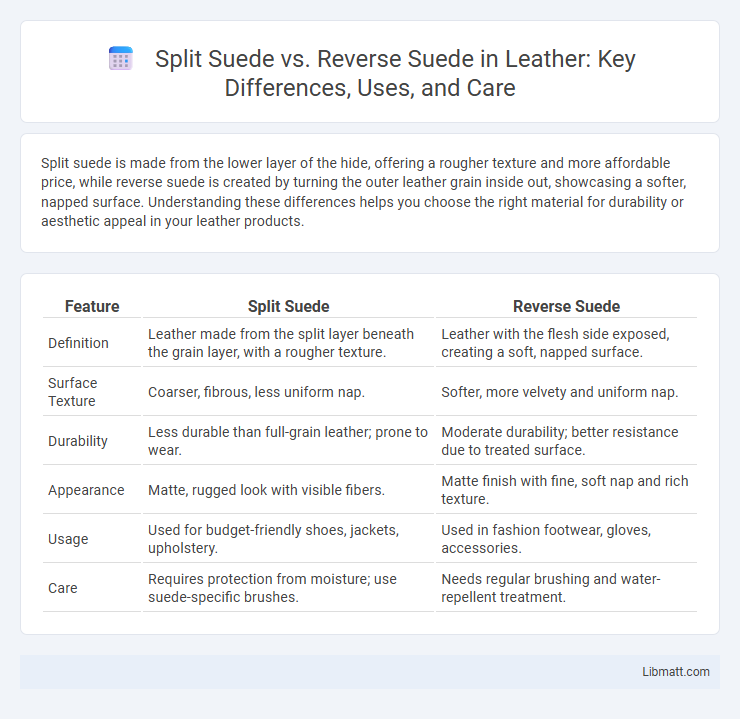 Split Suede vs. Reverse Suede in Leather: Key Differences, Uses, and Care