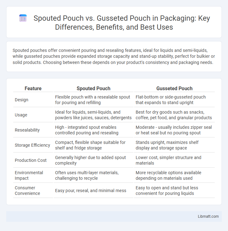 Spouted Pouch vs. Gusseted Pouch in Packaging: Key Differences, Benefits, and Best Uses