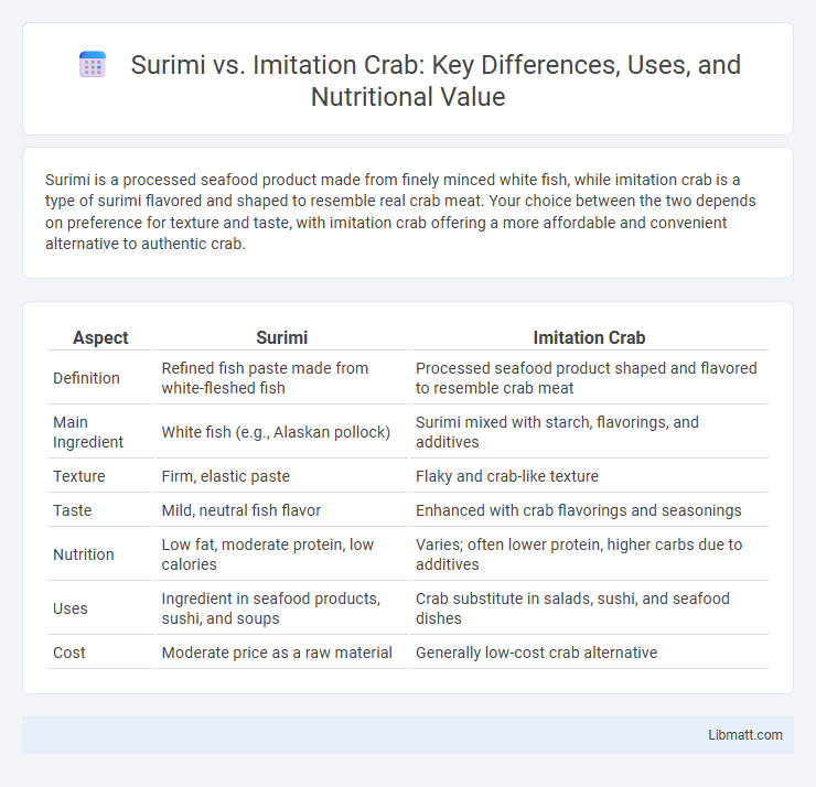 Surimi vs. Imitation Crab: Key Differences, Uses, and Nutritional Value