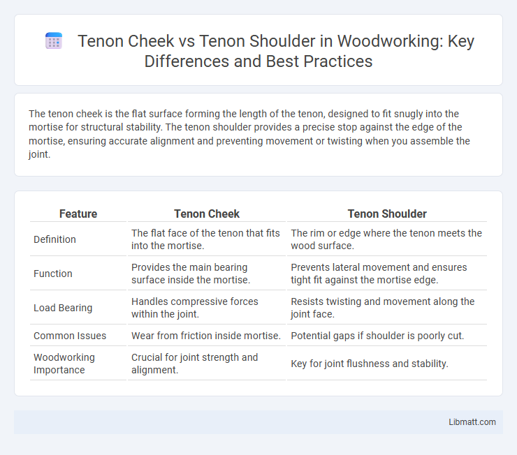 Tenon Cheek vs Tenon Shoulder in Woodworking: Key Differences and Best Practices