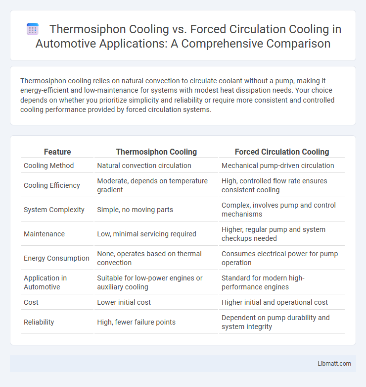 Thermosiphon Cooling vs. Forced Circulation Cooling in Automotive Applications: A Comprehensive Comparison