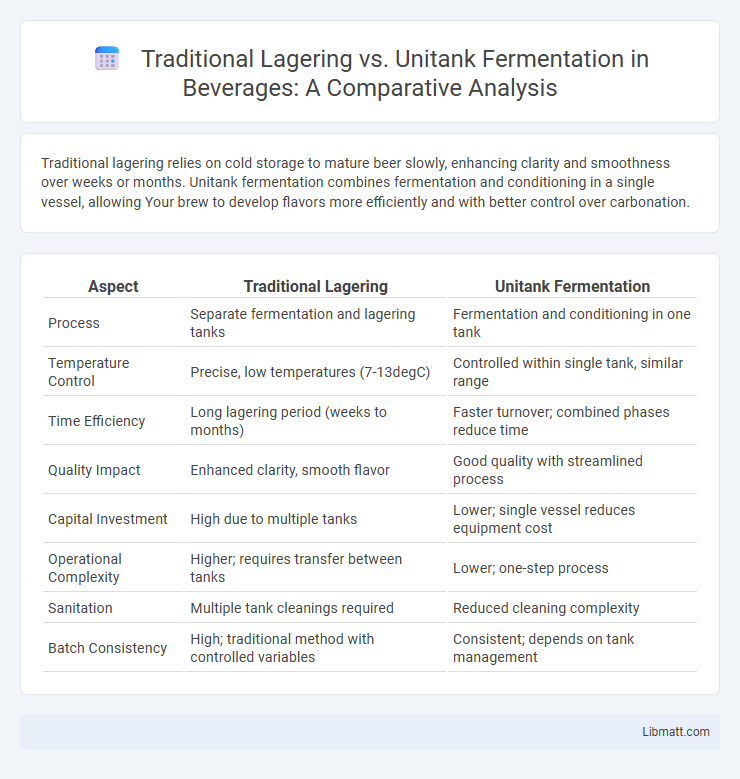 Traditional Lagering vs. Unitank Fermentation in Beverages: A Comparative Analysis