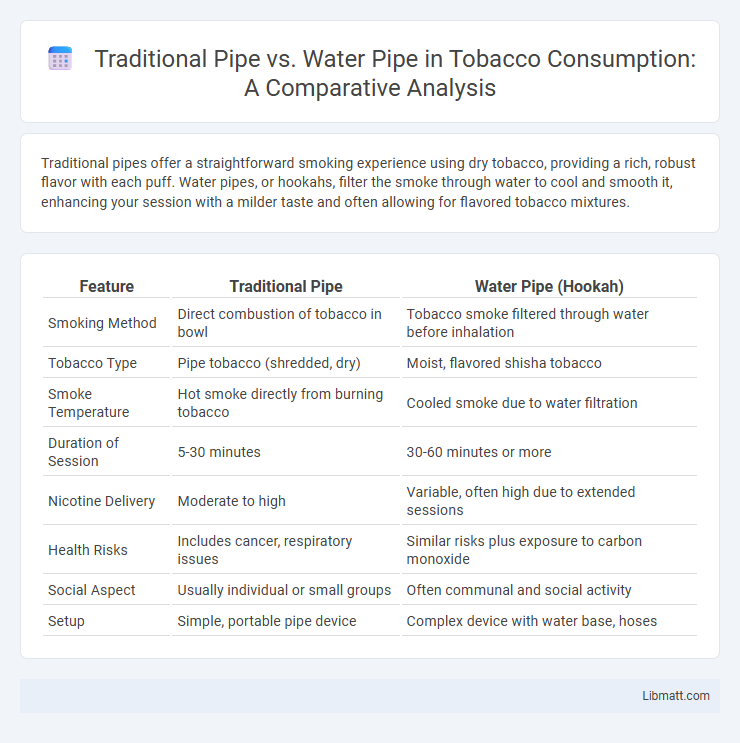 Traditional Pipe vs. Water Pipe in Tobacco Consumption: A Comparative Analysis