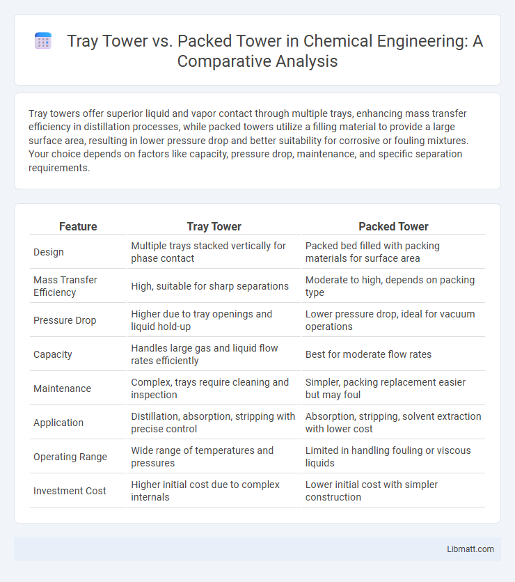 Tray Tower vs. Packed Tower in Chemical Engineering: A Comparative Analysis