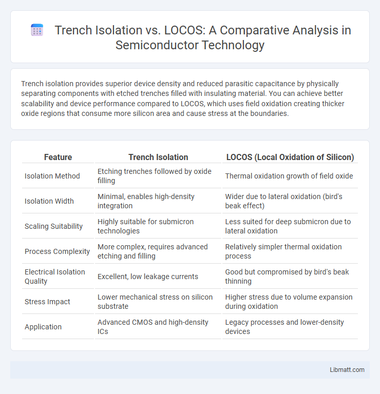 Trench Isolation vs. LOCOS: A Comparative Analysis in Semiconductor Technology
