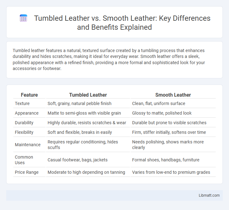 Tumbled Leather vs. Smooth Leather: Key Differences and Benefits Explained