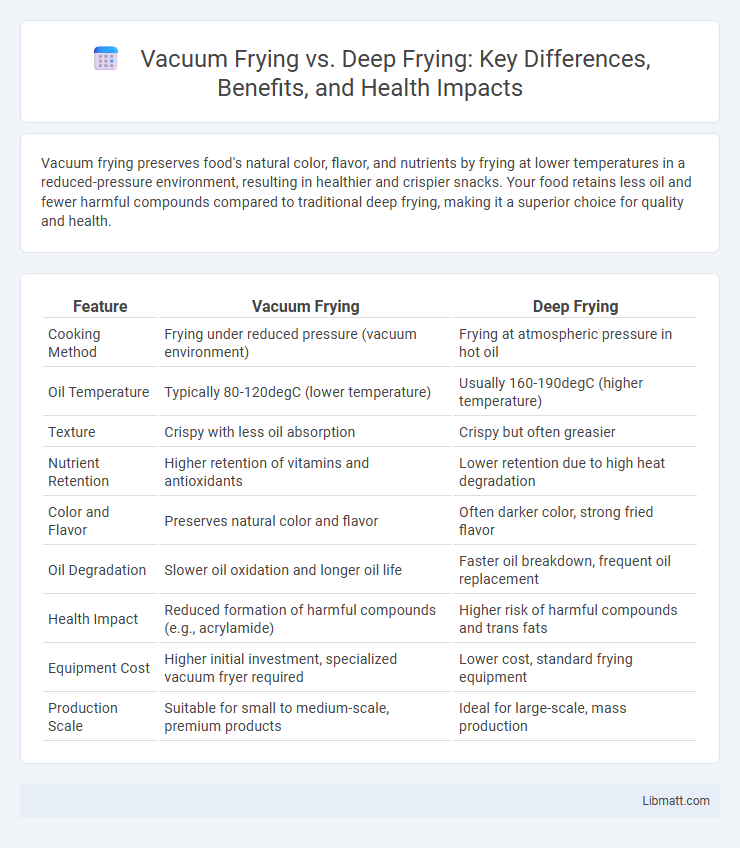 Vacuum Frying vs. Deep Frying: Key Differences, Benefits, and Health Impacts
