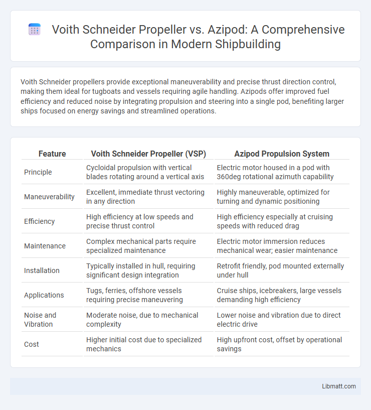 Voith Schneider Propeller vs. Azipod: A Comprehensive Comparison in Modern Shipbuilding