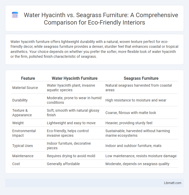 Water Hyacinth vs. Seagrass Furniture: A Comprehensive Comparison for Eco-Friendly Interiors