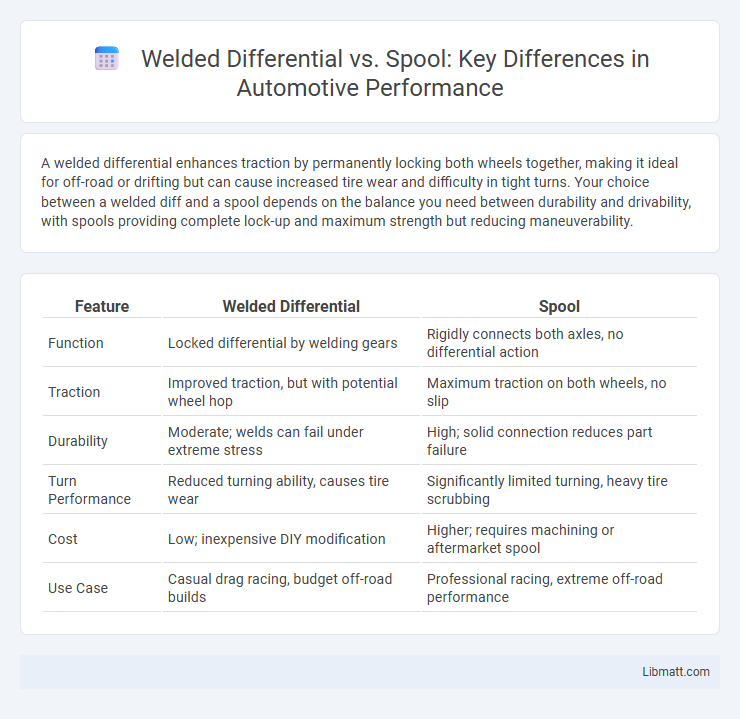 Welded Differential vs. Spool: Key Differences in Automotive Performance