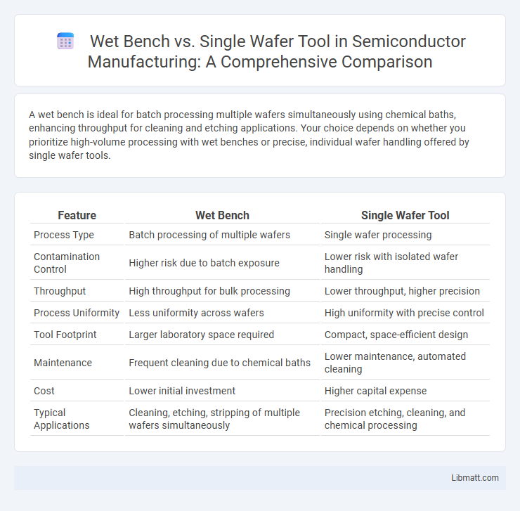 Wet Bench vs. Single Wafer Tool in Semiconductor Manufacturing: A Comprehensive Comparison