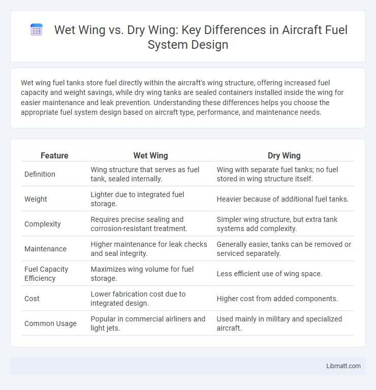 Wet Wing vs. Dry Wing: Key Differences in Aircraft Fuel System Design