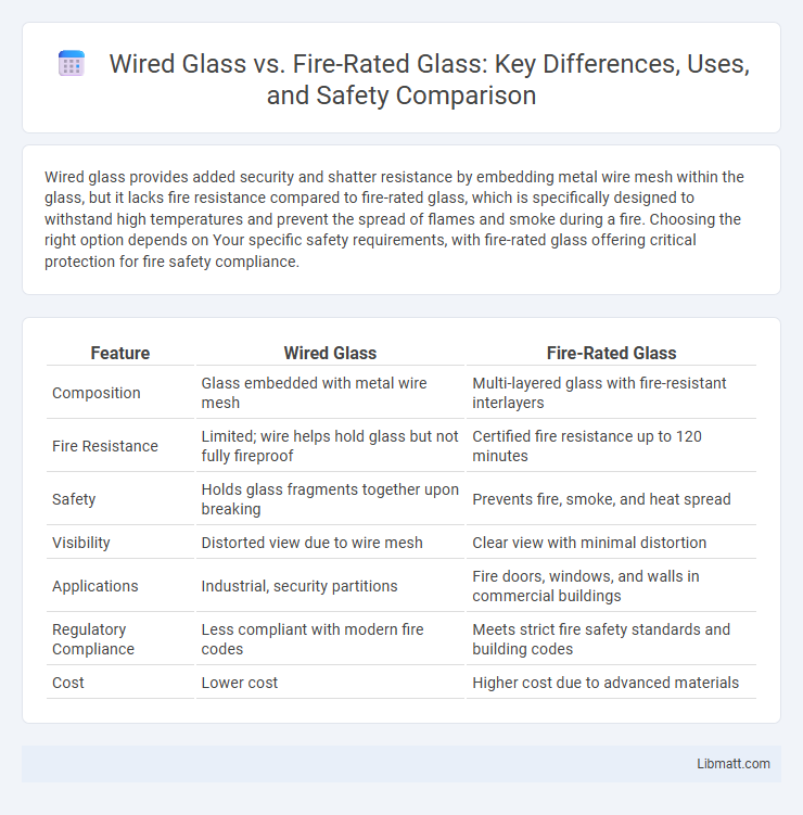 Wired Glass vs. Fire-Rated Glass: Key Differences, Uses, and Safety Comparison