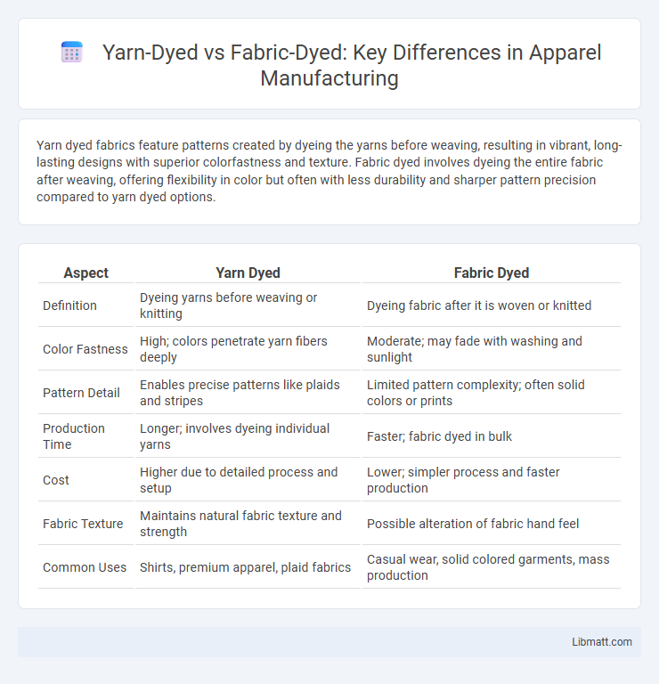 Yarn-Dyed vs Fabric-Dyed: Key Differences in Apparel Manufacturing