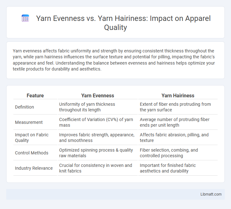 Yarn Evenness vs. Yarn Hairiness: Impact on Apparel Quality